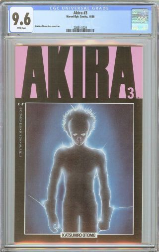 Akira 3 Cgc 9.  6 White Pages (1988) 2083141024
