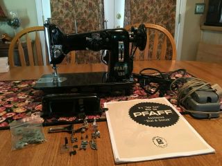 Pfaff 130 Sewing Machine With Accessories Serviced Great