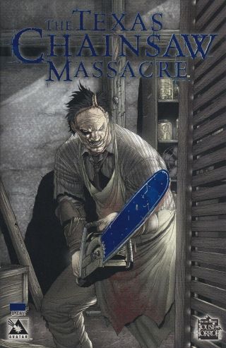 Texas Chainsaw Massacre Special 1 Royal Blue Foil (limited To 100 Copies) W/coa