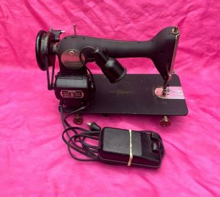 Vintage Singer Bz15 - 8 Sewing Machine Foot Pedal With Light