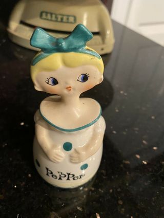 1960 Vintage Collectible Holt Howard Girl Salt And Pepper Shakers 2