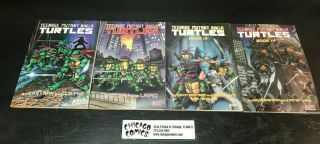 Teenage Mutant Ninja Turtles 1 2 3 & 4 Tpb Sc First Graphic Novels 1988 Vg