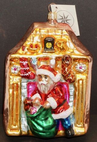 Return Engagement Santa Ornament 96 - 151 - 0 1996 Christopher Radko W/tag Poland