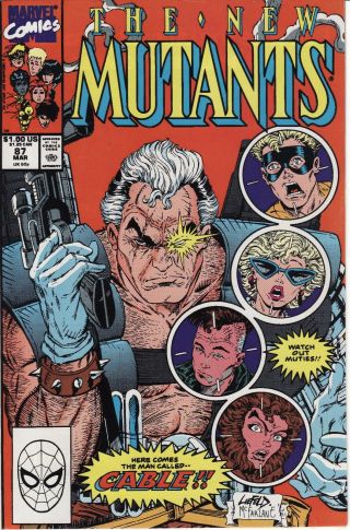 The Mutants 87 1st Appearance Of Cable