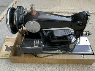 Rare Vintage Antique Home Mark DeLuxe Precision Sewing Machine 3