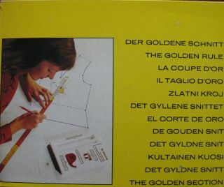 1986 Lutterloh System The Golden Rule Sewing Patterns Making Kit