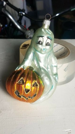 Slavic Treasures Ghost Halloween Ornament
