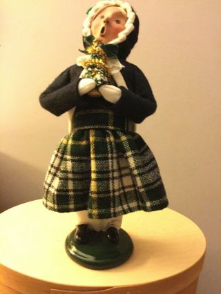 Byers Choice The Carolers 1989 Christmas Tree Girl Traditional Child