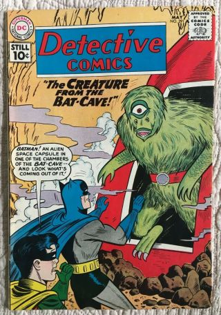 Silver Age Detective Comics 291 Batman Creature From The Bat - Cave Vf - 7.  5