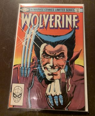 Wolverine 1 Marvel First Limited Series X - Men Frank Miller 1982 Nm,  9.  6