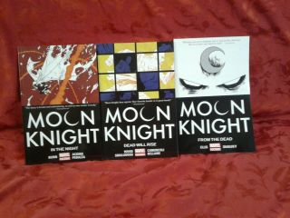Rare Oop Moon Knight Vol 1 - 3 From The Dead Dead Will Rise In The Night Tpb Gift