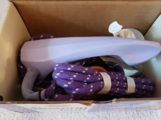 Vintage GE Purple Sewing Iron F 87 Sew Press Featherweight Quilters Lavender NOS 3