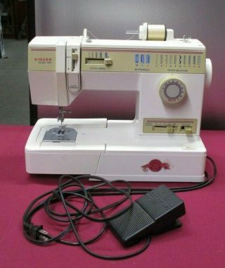 Singer Sewing Machine Model 6233 Portable Foot Pedal -