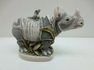 Harmony Kingdom Hide And Seek Javan Rhinoceros Made In Uk 2002 Figurine