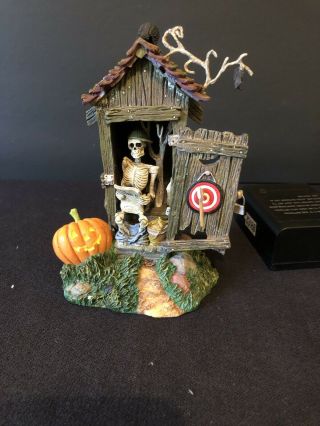 Dept 56 Halloween Haunted Outhouse 53068