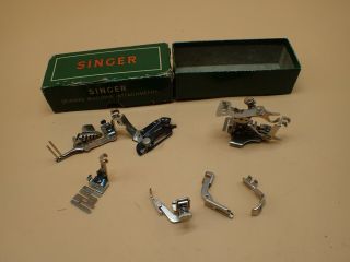 Vintage Singer Sewing Machine 301 Attachments 160623 One Blackside