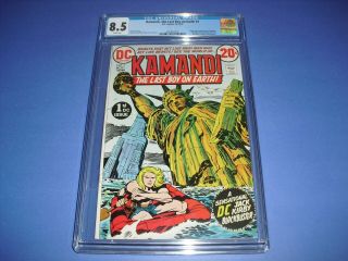 Kamandi The Last Boy On Earth 1 Cgc 8.  5 White Pages 1972 Kirby Dc Not Cbcs