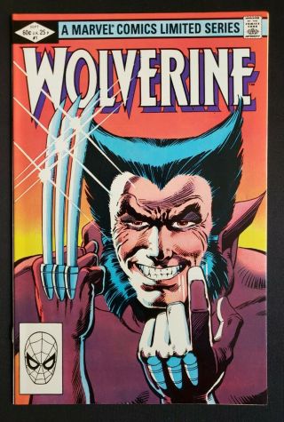 Wolverine 1 1982 Marvel Limited Series Frank Miller Key,  Nm