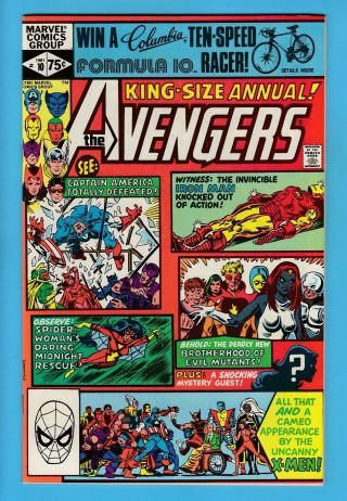Avengers Annual 10 Vfnm (9.  0) 1st Appearance Of Rogue - - Cents - Key