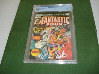 Fantastic Four Comics 155,  Feb.  1975,  Silver Surfer Cbcs 9.  2,  Like Cgc,  Wow