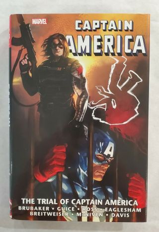 The Trial Of Captain America Omnibus By Ed Brubaker (pre - Owned, )