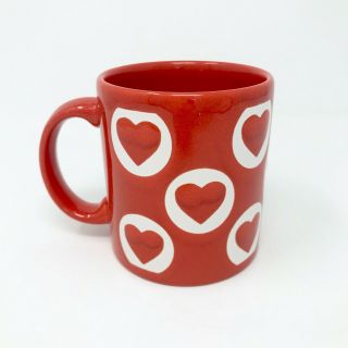 Waechtersbach Red Heart Ceramic Coffee Cup Mug W.  Germany