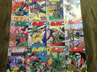 G.  I.  Joe Comic Books 1,  9,  10,  11,  12,  13,  14,  16,  18,  19,  20 And 22