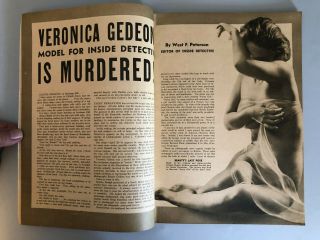 Inside Detective July 1937 Death of Veronica Gedeon GGA pulp 3