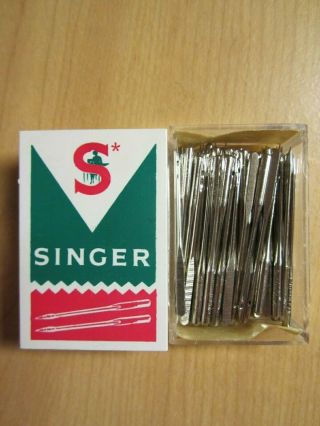 100 - 15x1 Singer Sewing Machine Needle For 15,  27,  66,  201,  221,  301,  401 Sz 16/100