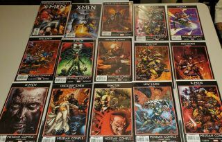 Marvel Comics X - Men Messiah Complex Chapters 1 - 13 Set Variant Uncanny Deadpool
