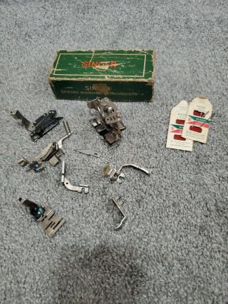 Vintage Singer Sewing Machine Attachments 160623 - 301 11 Items
