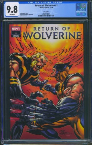 Return Of Wolverine 1 Cgc 9.  8 And Captain America Steve Rogers 13 Cgc 9.  8
