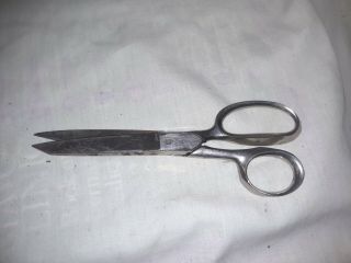 Vintage Case Xx Scissors Shears Bradford Pa Made In Usa 7 " Silver Metal