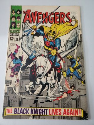 The Avengers 48 (jan 1968,  Marvel) 1st Appearance Black Knight 3.  0