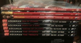 Aquaman 52 Vol 1 2 3 4 5 6 7 8 Complete Set Hardcover Hc Geoff Johns