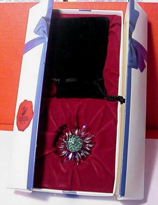 Swarovski Crystal Green & Red Marguerite Petal Flowers & Miniature Petals 2