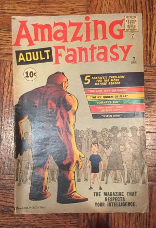 1961 Comic ‘amazing Adult Fantasy’ 7—good