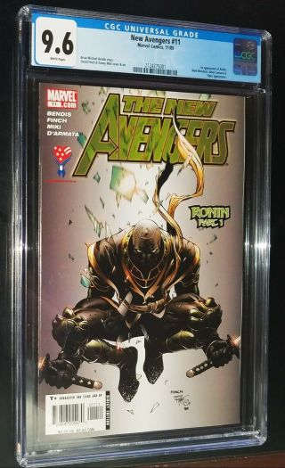 The Avengers 11 2005 Marvel Comics Cgc 9.  6 Nm,  White Pages