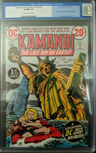 Kamandi,  The Last Boy On Earth 1 Cgc 9.  0