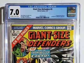 Giant Size Defenders 3 CGC 7.  0 Marvel Comics 1975 1st Appearance Korvac 2