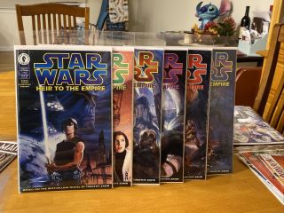 Star Wars Heir To The Empire 1 2 3 4 5 & 6 (complete Series) Htf Dark Horse