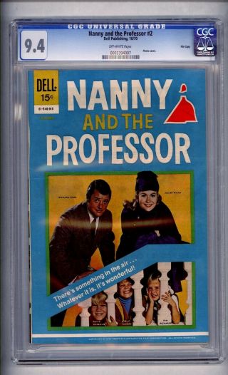 Cgc (dell) Nanny And The Professor (movie/tv) Nm 9.  4 1970 Juliet Mills