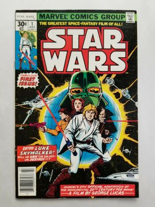 Star Wars 1 1st Print Marvel Comics 1977