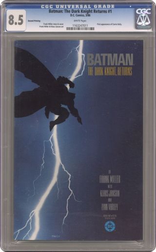 Batman The Dark Knight Returns 1 - 2nd Cgc 8.  5 1986 1163247011