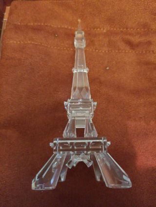CRYSTAL EIFFEL TOWER PARIS 5 inch FIGURINE 2