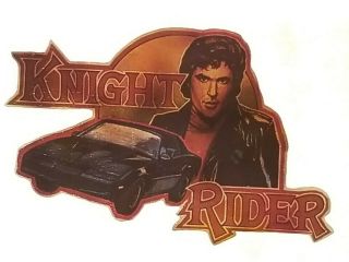 Vintage Iron On T - Shirt Transfer: Knight Rider David Hasselhoff Kitt Trans Am