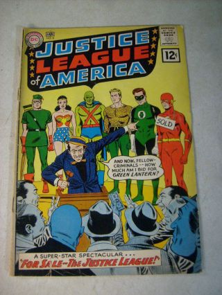 Justice League Of America 8 Flash,  Green Lantern,  Wonder Woman,  1961