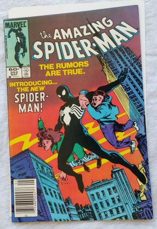 The Spider - Man 252 Vf,  First App Black Suit