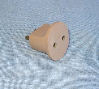Singer 401a Sewing Machine 2 Prong Foot Controller Socket Plug Extension Case