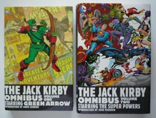 The Jack Kirby Omnibus Vol 1 & 2 - Dc Hc Vf/nm 1st Ptgs Green Arrow Powers
